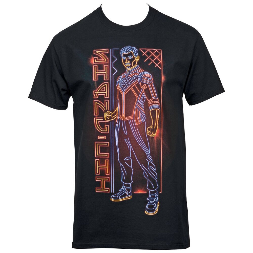 EUC - Marvel Shang-Chi & The Legend of the Ten Rings Neon Character Tee - 3x!